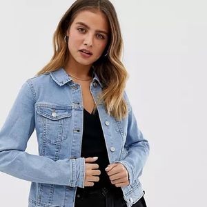 •ASOS• bershka denim jacket light blue